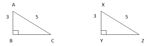 congruent triangles right-angle-hypotenuese
