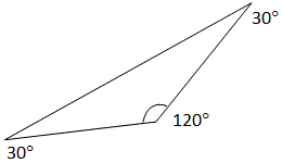 obtuse angled triangle