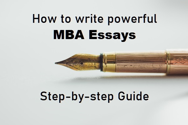 how to write a mba essay