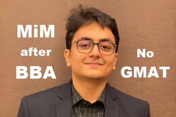 MiM after BBA in Canada UK without GMAT after BBA