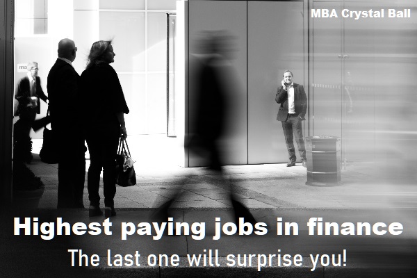 Highest paying finance jobs in the world