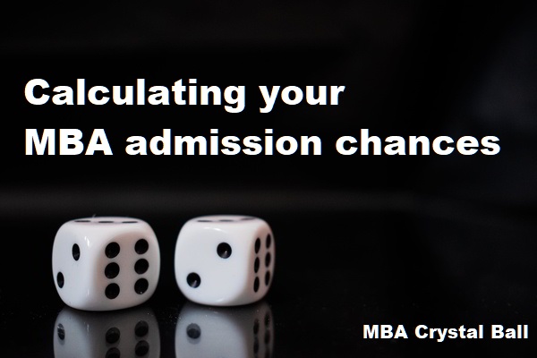 Calculating MBA admission chances