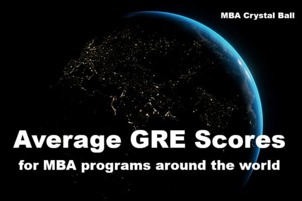 Average GRE scores for MBA programs